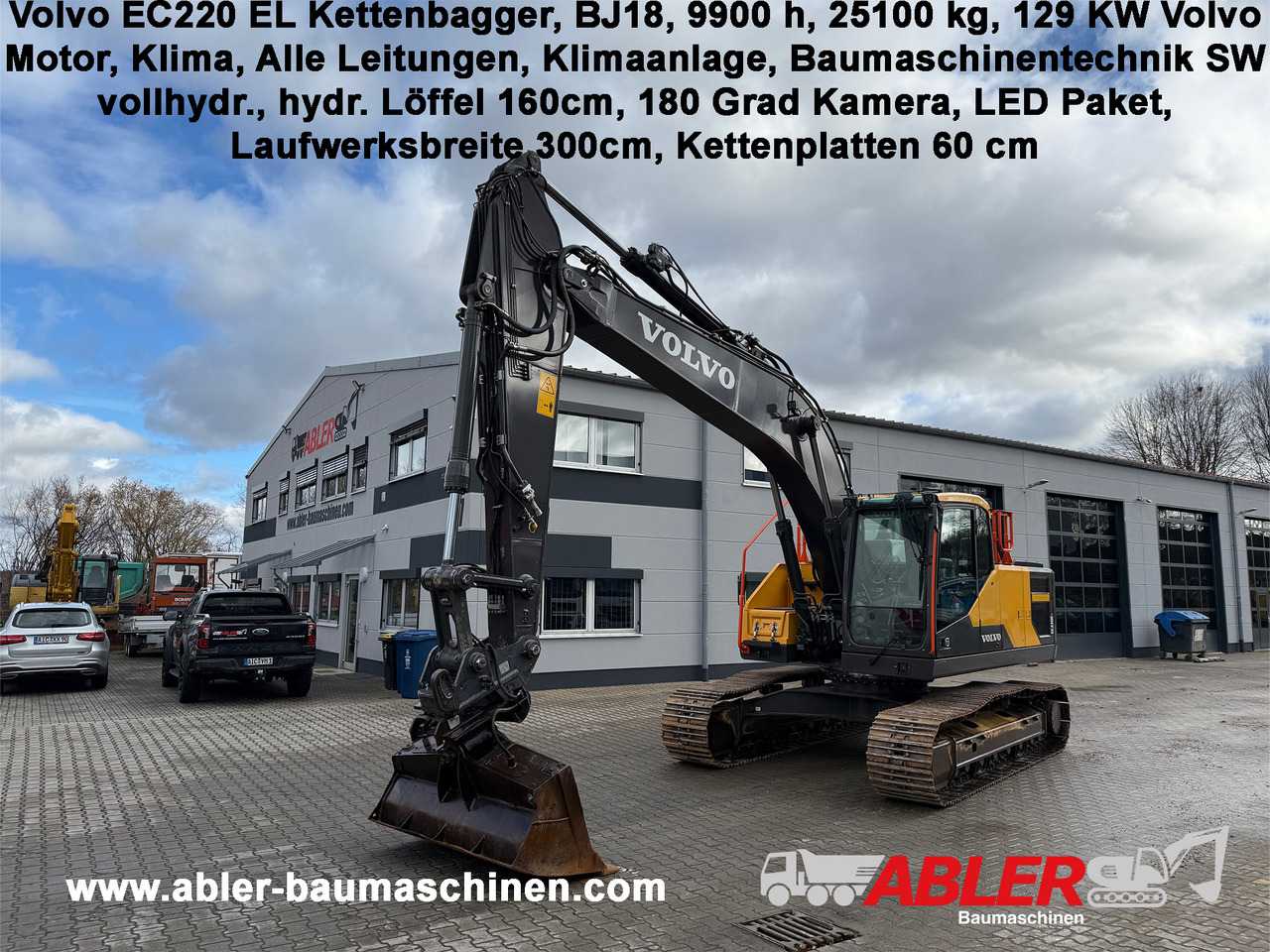 Volvo EC220 EL Kettenbagger Klima 180 Grad LED TOP! - Lánctalpas kotró: 1 kép. Volvo EC220 EL Kettenbagger Klima 180 Grad LED TOP! - Lánctalpas kotró: 1 kép.