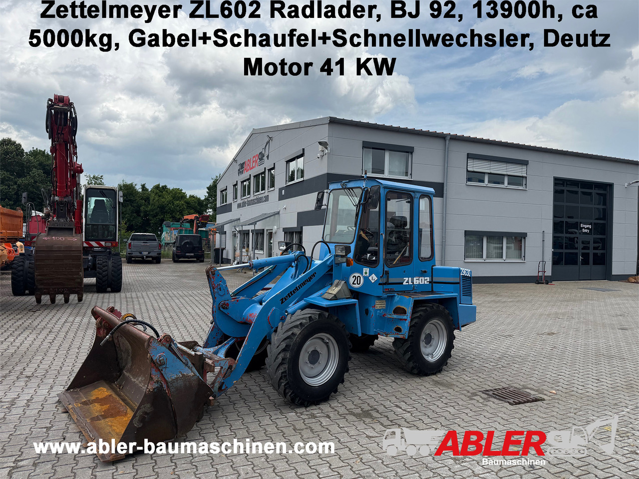 Zettlmeyer ZL602 Radlader Gabel + Schaufel + SW - Gumikerekes homlokrakodó: 1 kép. Zettlmeyer ZL602 Radlader Gabel + Schaufel + SW - Gumikerekes homlokrakodó: 1 kép.