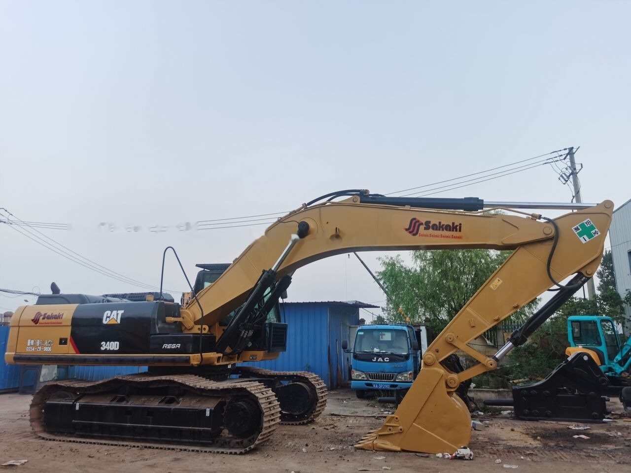 Caterpillar 340D - Lánctalpas kotró: 4 kép. Caterpillar 340D - Lánctalpas kotró: 4 kép.