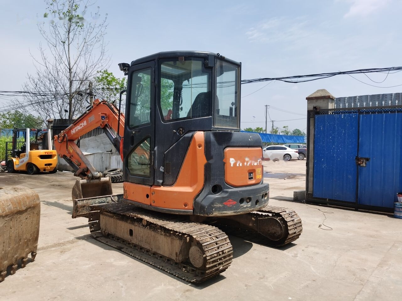 Hitachi ZX55USR-5A - Minikotró: 5 kép. Hitachi ZX55USR-5A - Minikotró: 5 kép.