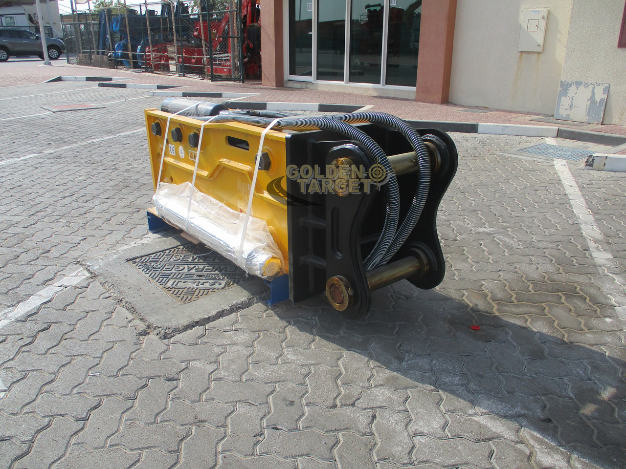 AXB BRK140A Silent Hydraulic Breaker Hammer - Hidraulikus törőfej - Kotrógép: 2 kép. AXB BRK140A Silent Hydraulic Breaker Hammer - Hidraulikus törőfej - Kotrógép: 2 kép.