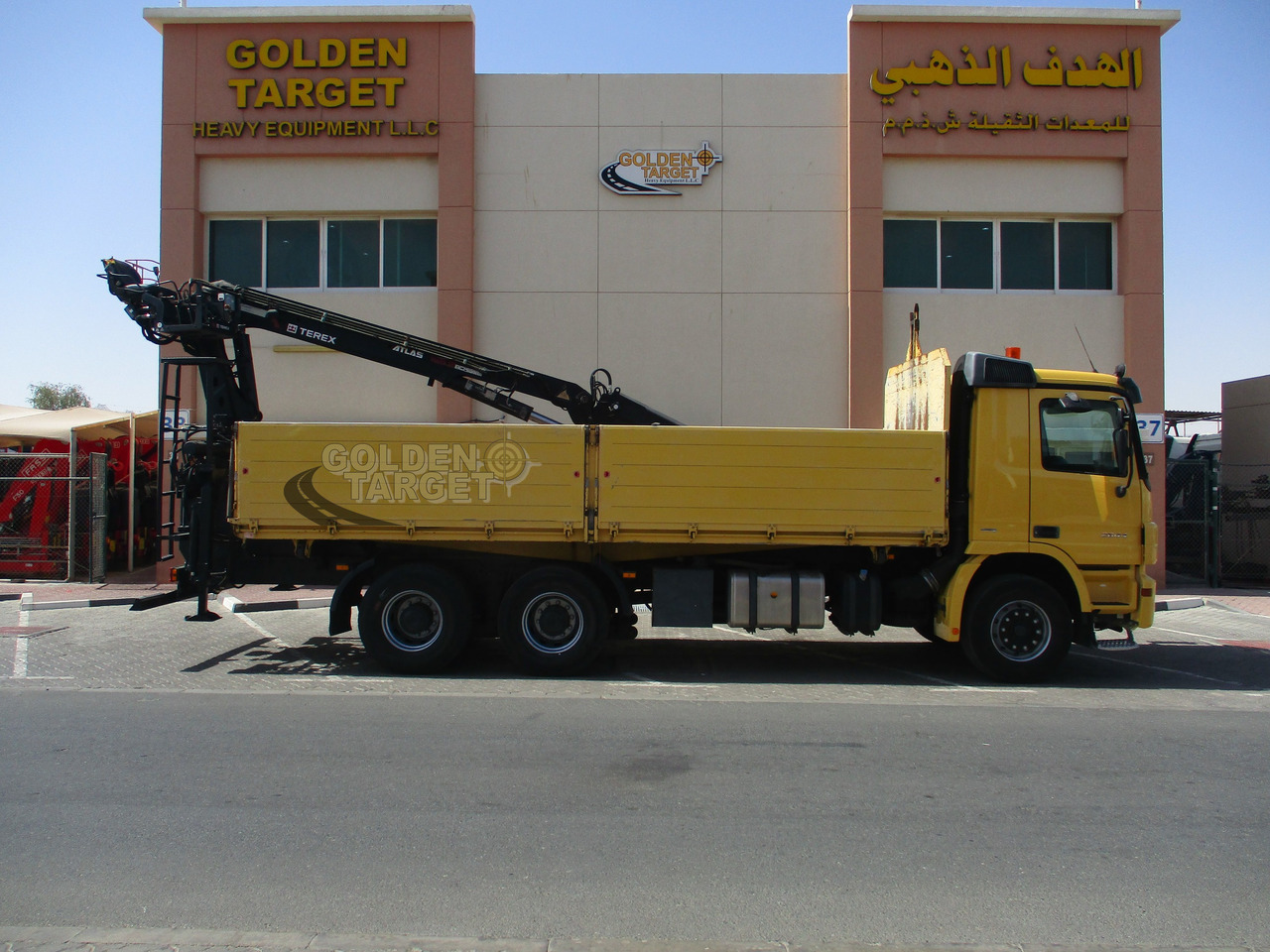 MERCEDES-BENZ ACTROS 2644 6×4 with ATLAS 165.2 Block Crane - Darus autó: 5 kép. MERCEDES-BENZ ACTROS 2644 6×4 with ATLAS 165.2 Block Crane - Darus autó: 5 kép.