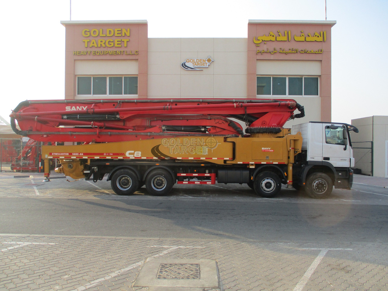 Mercedes ACTROS 4144 8x4 SANY 56m Concrete Pump - Betonpumpa: 5 kép. Mercedes ACTROS 4144 8x4 SANY 56m Concrete Pump - Betonpumpa: 5 kép.