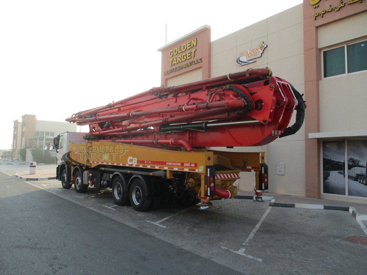 Mercedes ACTROS 4144 8x4 SANY 56m Concrete Pump - Betonpumpa: 4 kép. Mercedes ACTROS 4144 8x4 SANY 56m Concrete Pump - Betonpumpa: 4 kép.