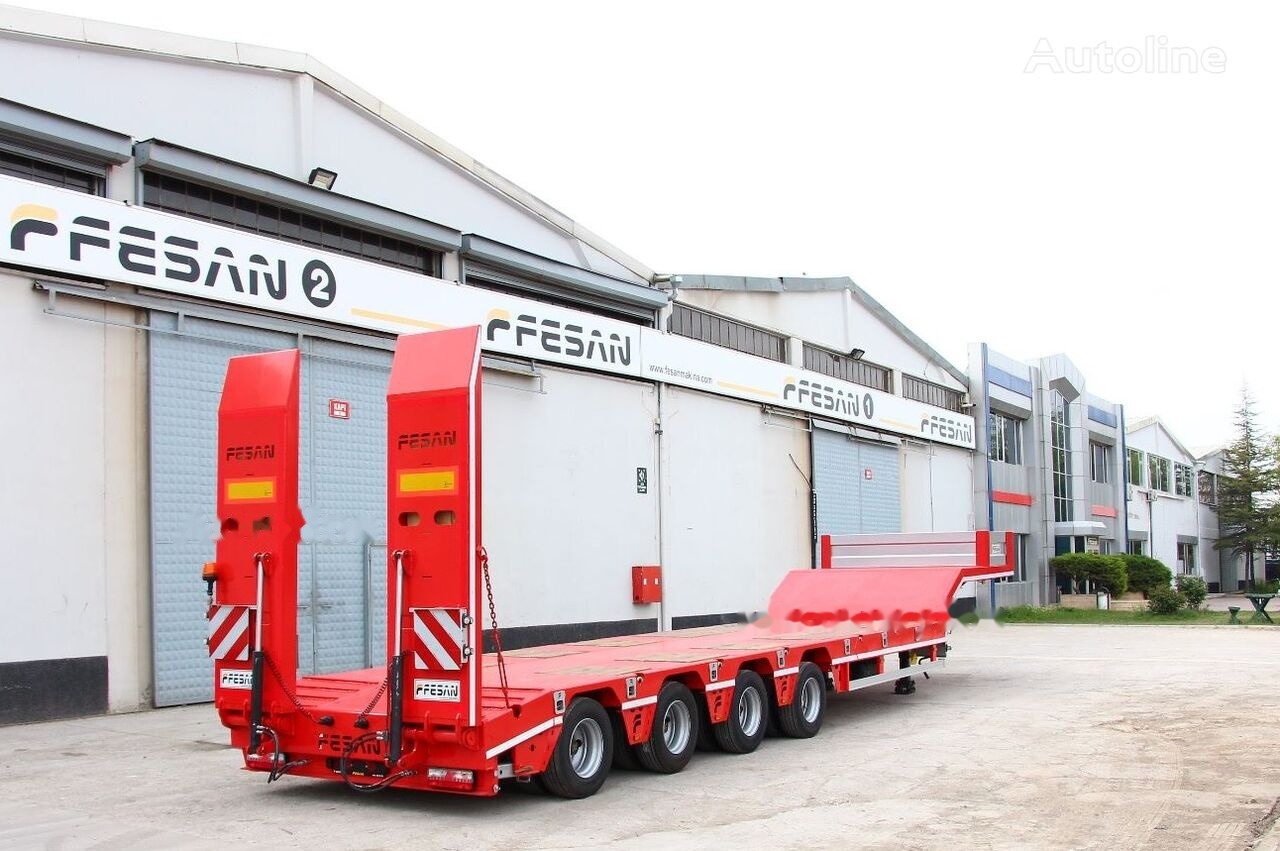Fesan 4 AXLES LOWBED - Félpótkocsi mélybölcsős: 1 kép. Fesan 4 AXLES LOWBED - Félpótkocsi mélybölcsős: 1 kép.