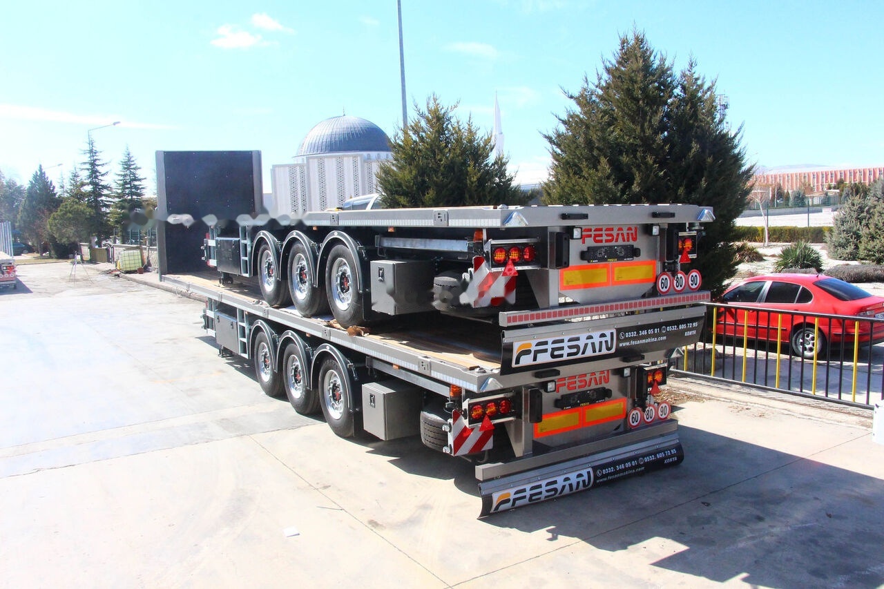 Új Platós félpótkocsi Fesan NEW PLATFORM SEMI-TRAILER FE-PLT-03: 14 kép.