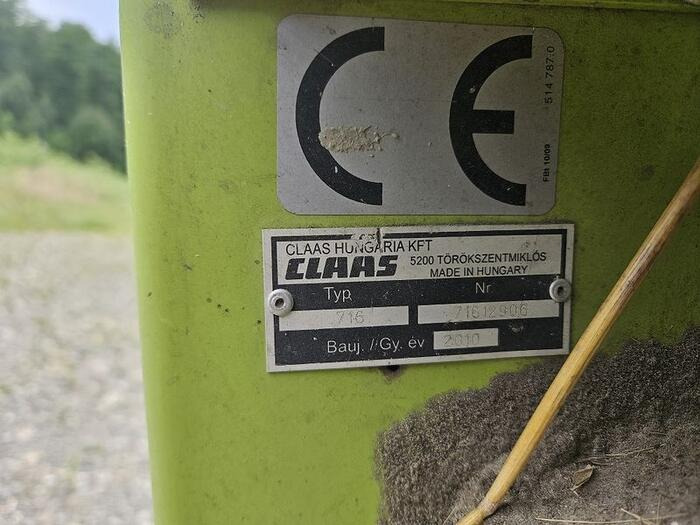 Kombájn adapter Claas V540 Vario: 9 kép.