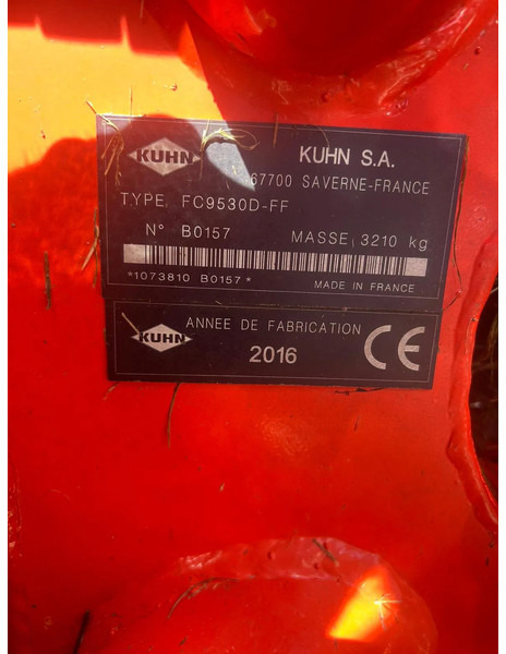 Kuhn FC 9530 D-FF Kuhn FC3125DF-FF triple maaier combi vlindermaaier lízing Kuhn FC 9530 D-FF Kuhn FC3125DF-FF triple maaier combi vlindermaaier: 13 kép.