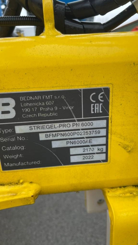 Bednar Streigel PN 6000 - Rugós borona: 4 kép. Bednar Streigel PN 6000 - Rugós borona: 4 kép.