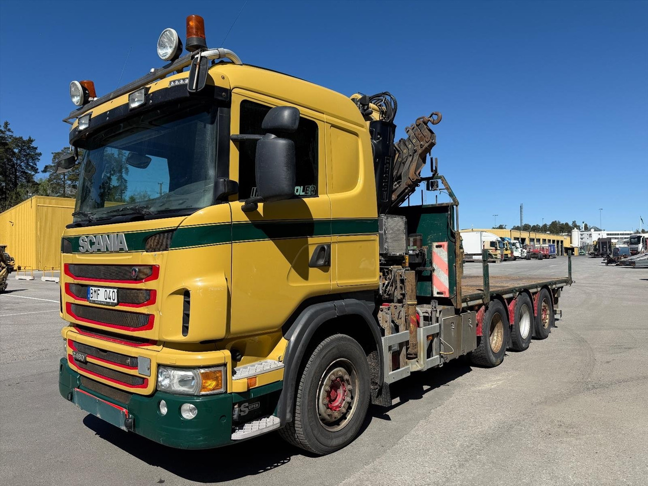 Kranbil SCANIA G480LB8X4-4HNB -2012 | Fassi F455 | Opticruise - Darus autó: 1 kép. Kranbil SCANIA G480LB8X4-4HNB -2012 | Fassi F455 | Opticruise - Darus autó: 1 kép.