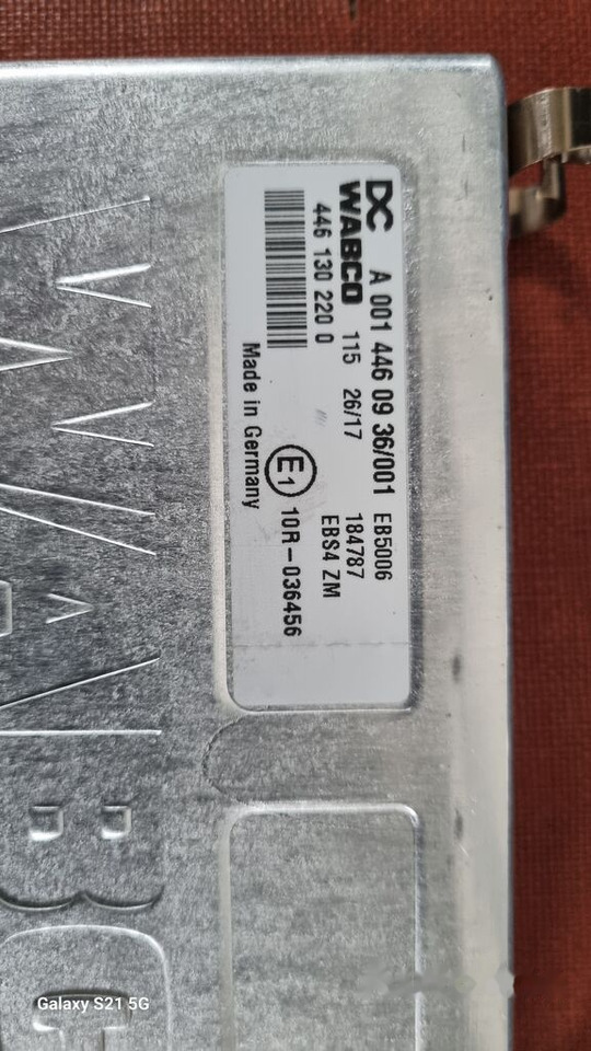 WABCO ACTROS MP4 EURO 6 4461302200 Mercedes-Benz ACTROS MP4 EURO 6 - ECU - Teherautó: 1 kép. WABCO ACTROS MP4 EURO 6 4461302200 Mercedes-Benz ACTROS MP4 EURO 6 - ECU - Teherautó: 1 kép.