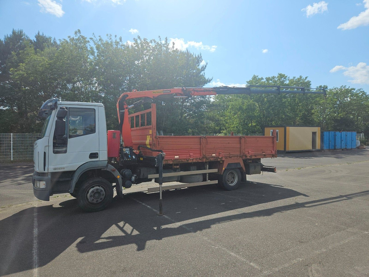 Iveco ML 120E22 4x2 Pritsche Palfinger Kran Funck - Platós teherautó: 4 kép. Iveco ML 120E22 4x2 Pritsche Palfinger Kran Funck - Platós teherautó: 4 kép.