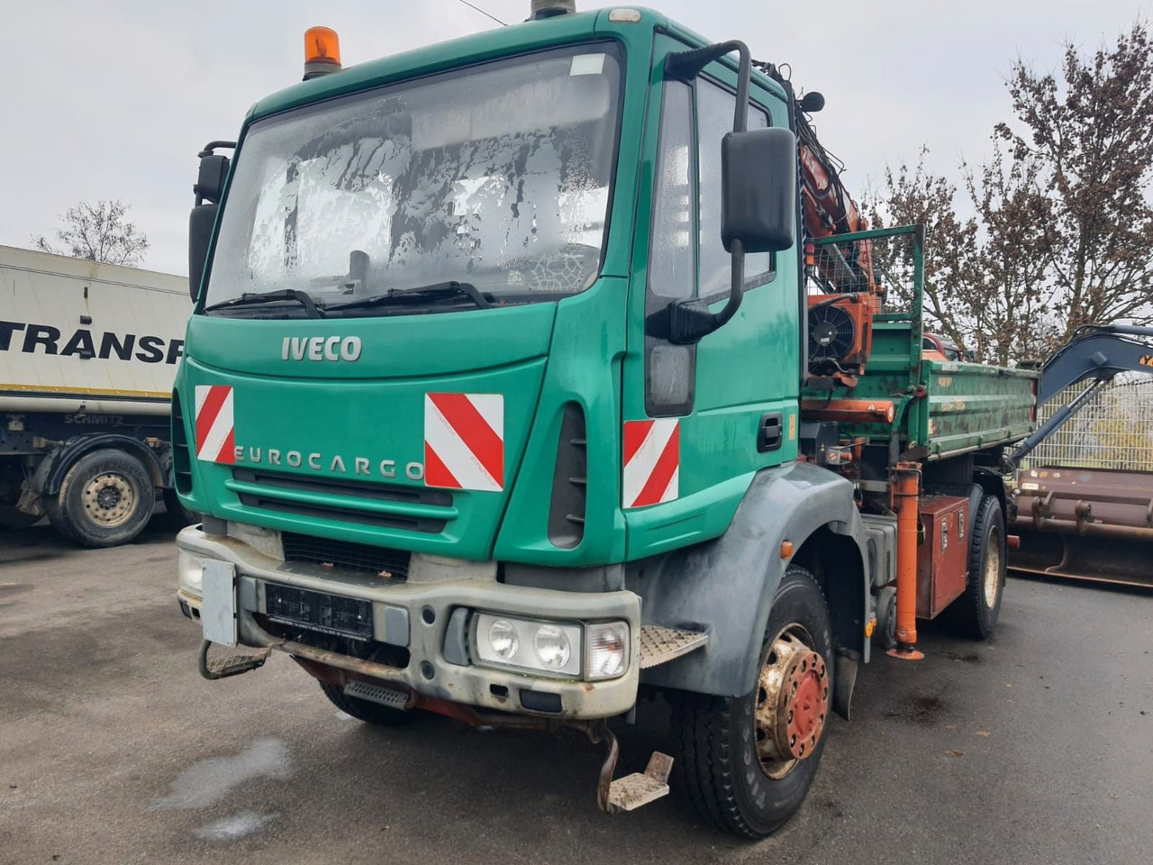 Iveco ML140E18 Dreiseitenkipper 4x4 mit Kran+Greifere - Billenőplatós teherautó: 1 kép. Iveco ML140E18 Dreiseitenkipper 4x4 mit Kran+Greifere - Billenőplatós teherautó: 1 kép.