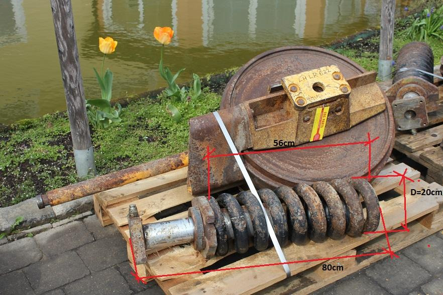 Liebherr LR 622 - Járószerkezet alkatrészek - Építőipari gépek: 5 kép. Liebherr LR 622 - Járószerkezet alkatrészek - Építőipari gépek: 5 kép.