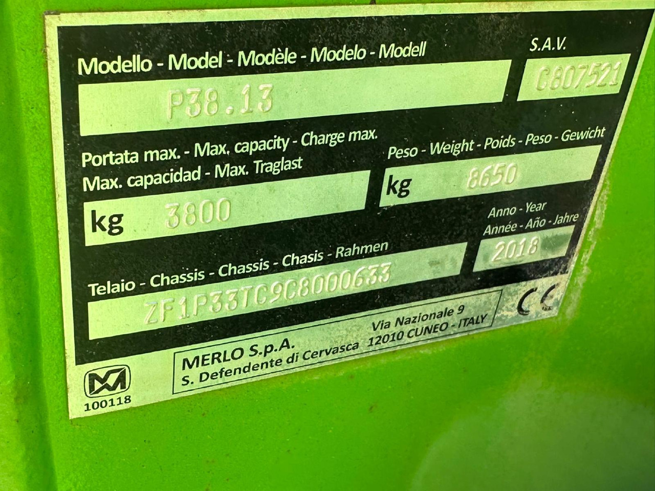 Teleszkópos rakodó Merlo P 38.13: 10 kép. Teleszkópos rakodó Merlo P 38.13: 10 kép.
