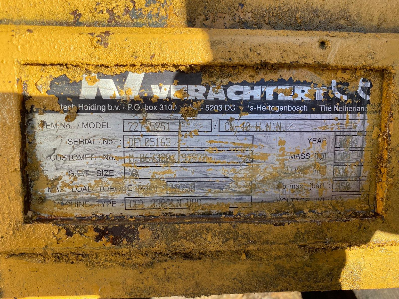 Verachtert SW 40 CAT 320/CAT 330 - Gyorscsatlakozó - Építőipari gépek: 3 kép. Verachtert SW 40 CAT 320/CAT 330 - Gyorscsatlakozó - Építőipari gépek: 3 kép.