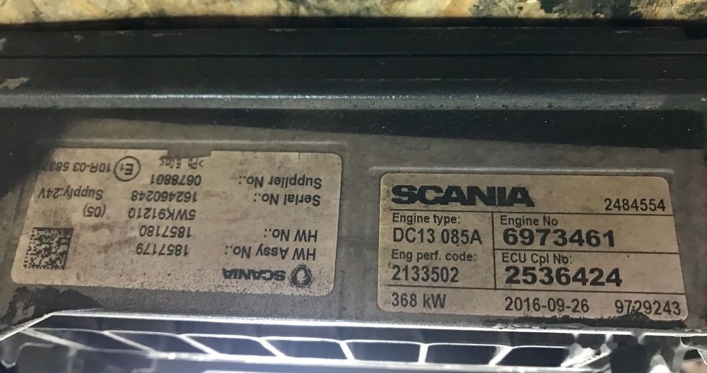 HURT silnika regeneracja DC13 147 Scania - ECU - Teherautó: 2 kép. HURT silnika regeneracja DC13 147 Scania - ECU - Teherautó: 2 kép.