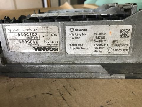 Scania DC13 155 Scania truck - ECU - Teherautó: 2 kép. Scania DC13 155 Scania truck - ECU - Teherautó: 2 kép.