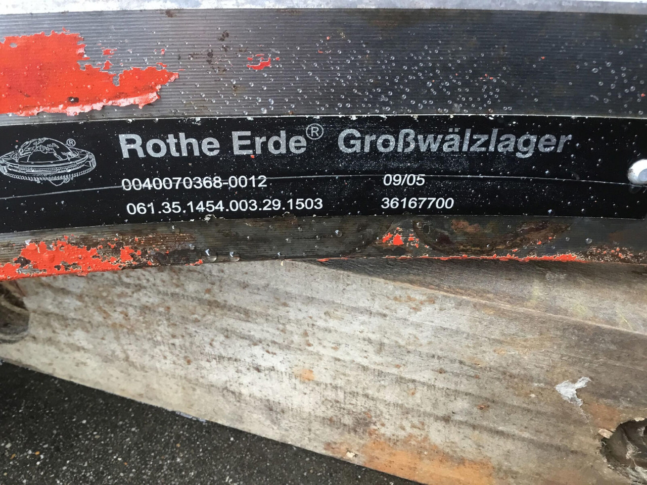 Grove GMK 3055 Slew ring - Elforduló gyűrű - Autódaru: 4 kép. Grove GMK 3055 Slew ring - Elforduló gyűrű - Autódaru: 4 kép.