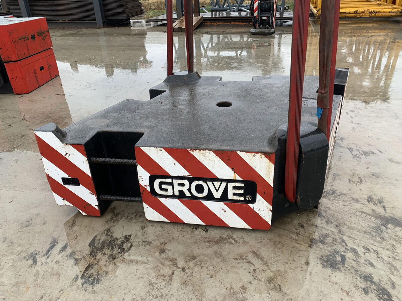 Grove GMK 6400 counterweight 10 ton - Ellensúly - Autódaru: 1 kép. Grove GMK 6400 counterweight 10 ton - Ellensúly - Autódaru: 1 kép.