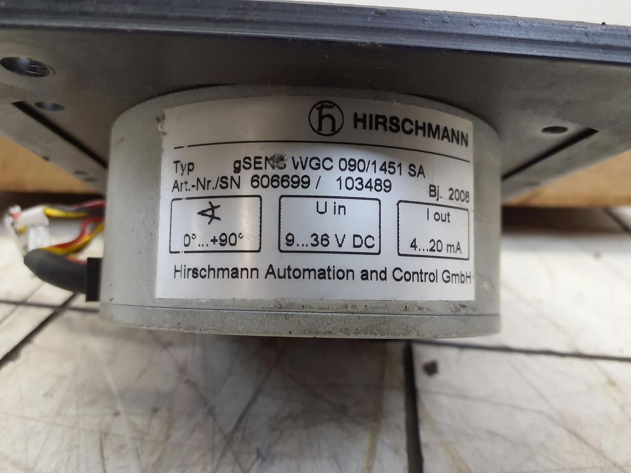 Érzékelő - Daru Hirschmann AC 3.060-1 angle sensor: 6 kép. Érzékelő - Daru Hirschmann AC 3.060-1 angle sensor: 6 kép.