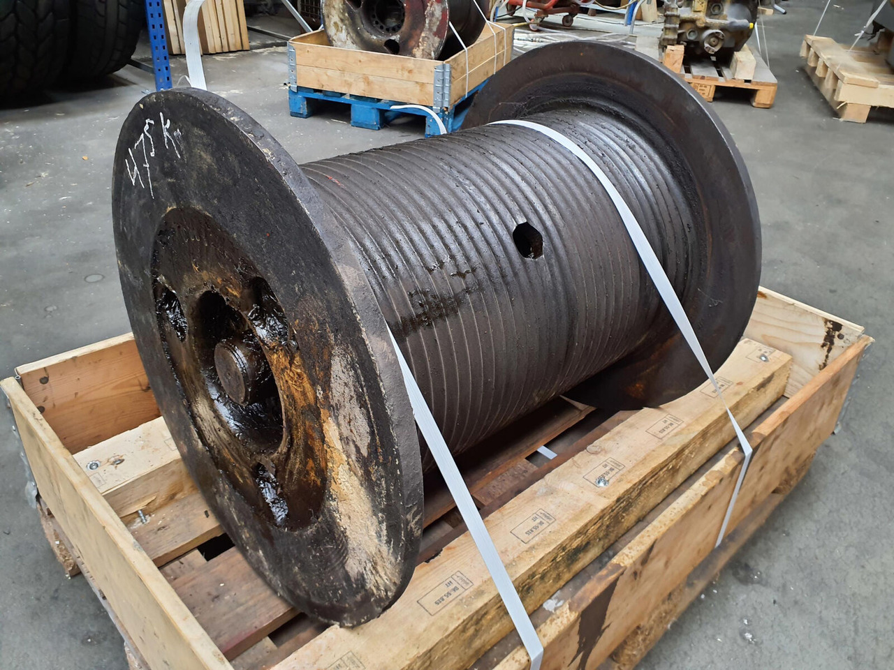 Krupp KMK 4070 winch - Csörlő - Autódaru: 2 kép. Krupp KMK 4070 winch - Csörlő - Autódaru: 2 kép.