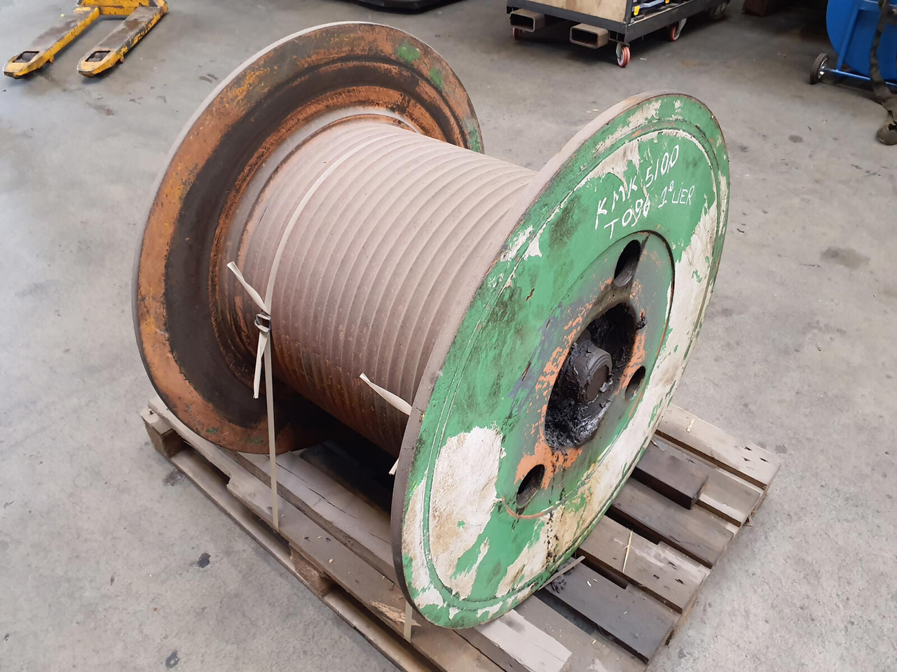 Krupp KMK 5100 winch - Csörlő - Autódaru: 3 kép. Krupp KMK 5100 winch - Csörlő - Autódaru: 3 kép.