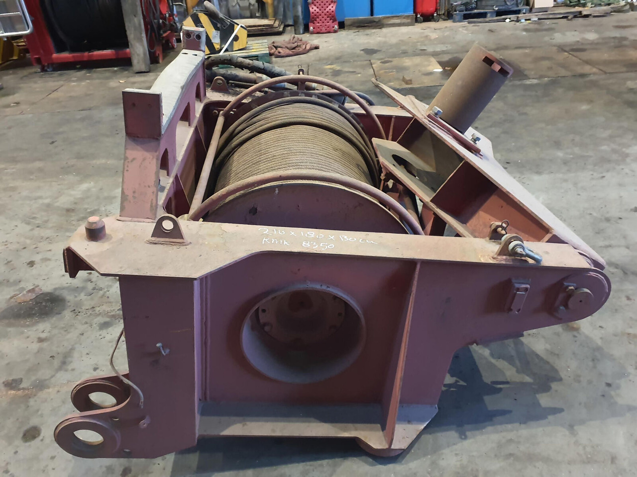 Krupp KMK 8350 2nd winch - Csörlő - Autódaru: 2 kép. Krupp KMK 8350 2nd winch - Csörlő - Autódaru: 2 kép.
