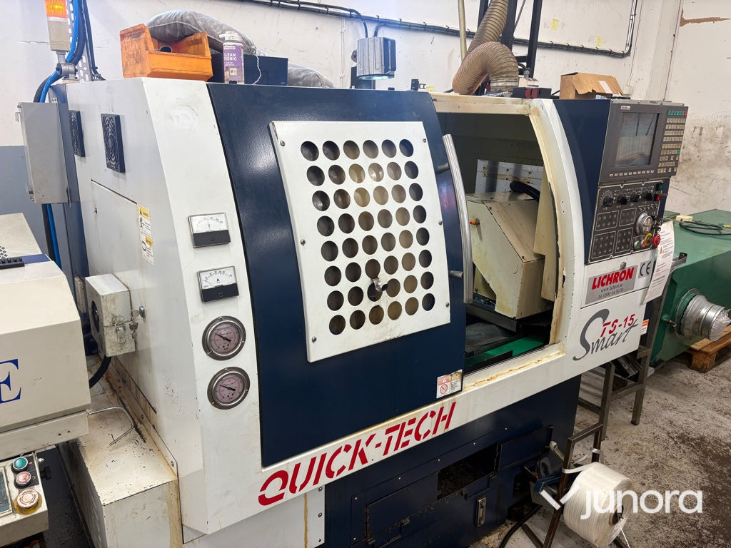 NC-Svarv Quick-tech TS-15 med PRO V-65LE stångmagasin - Egyéb gépek: 2 kép. NC-Svarv Quick-tech TS-15 med PRO V-65LE stångmagasin - Egyéb gépek: 2 kép.