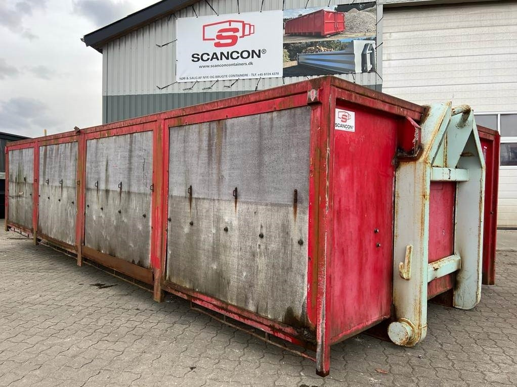 18m3 - Finer container m-rustfri bund - Platós felépítmény: 1 kép. 18m3 - Finer container m-rustfri bund - Platós felépítmény: 1 kép.