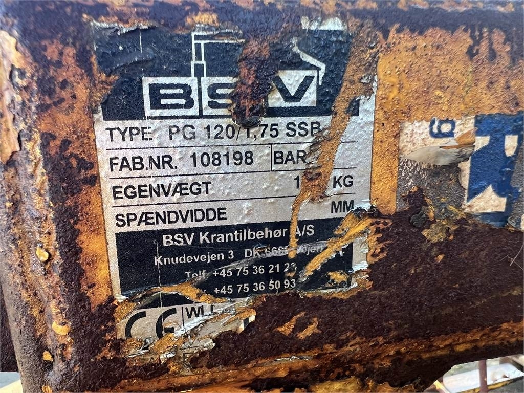 BSV 1750kg Pallegaffel - Model: PG120-1,75 SSB - Raklapvilla: 2 kép. BSV 1750kg Pallegaffel - Model: PG120-1,75 SSB - Raklapvilla: 2 kép.
