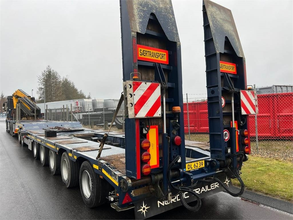 HRD 7 akslet - 84 ton blokvogn med ramper - Pótkocsi mélybölcsős: 4 kép. HRD 7 akslet - 84 ton blokvogn med ramper - Pótkocsi mélybölcsős: 4 kép.