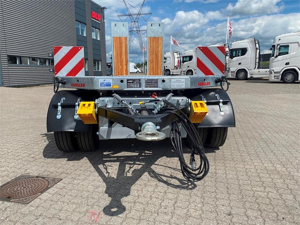 Pótkocsi mélybölcsős Hangler DTS 300 3 akslet med ramper: 9 kép.