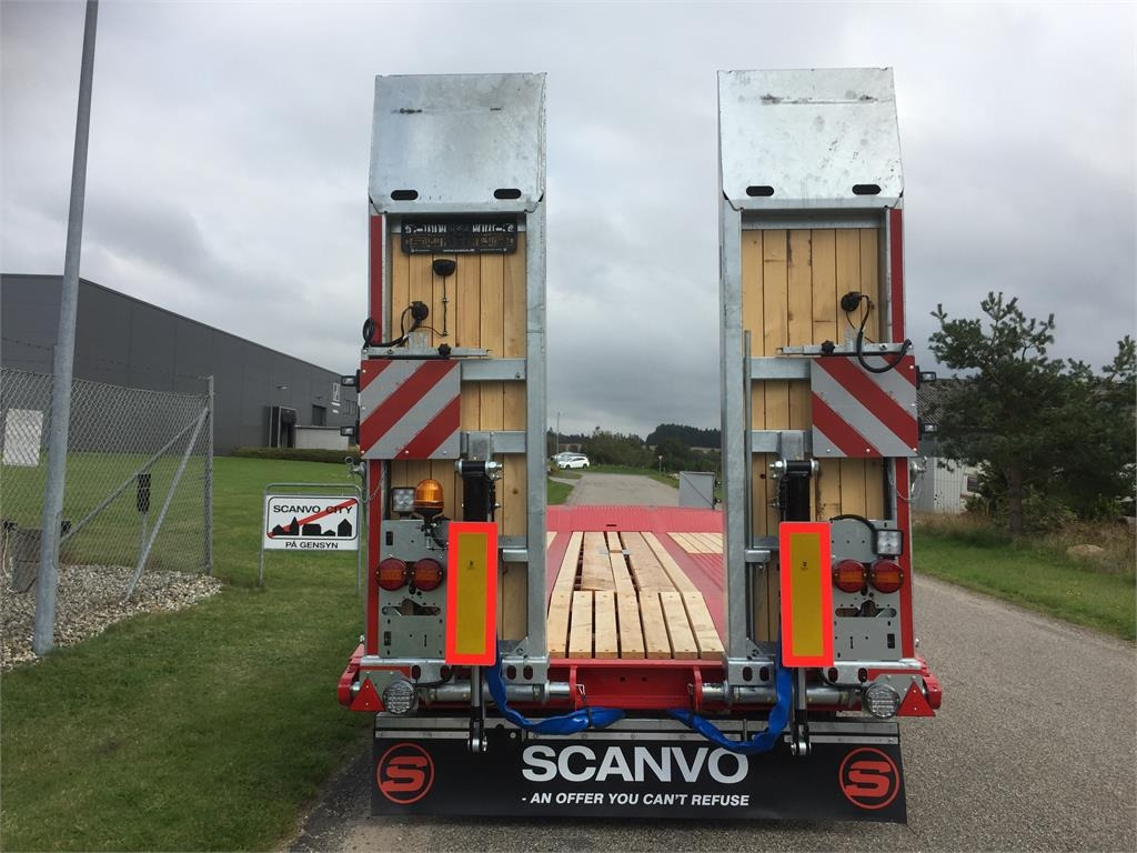 Pótkocsi mélybölcsős Hangler DTS 300 3 akslet med ramper: 16 kép.