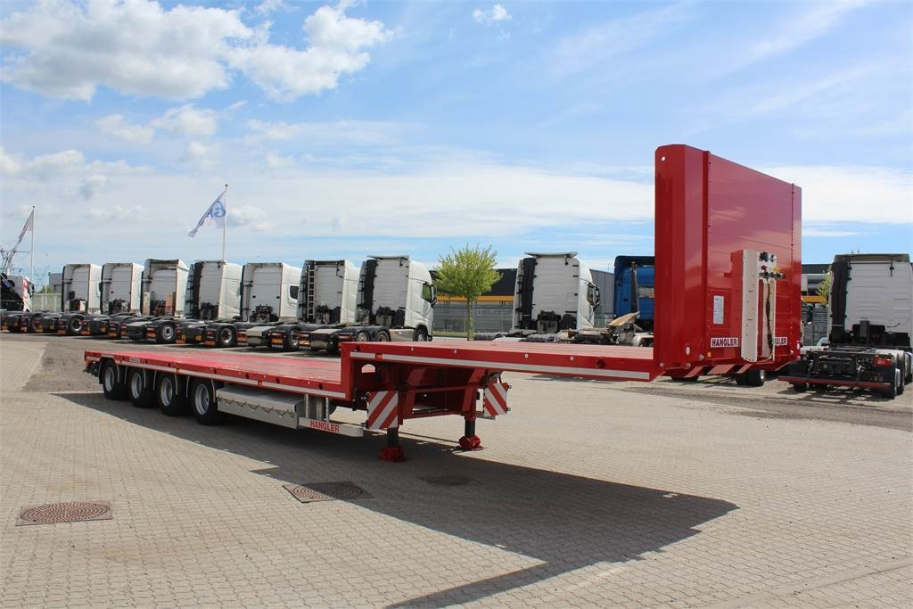 Hangler SVS 580 T 4 akslet nedbygget - Félpótkocsi mélybölcsős: 2 kép. Hangler SVS 580 T 4 akslet nedbygget - Félpótkocsi mélybölcsős: 2 kép.