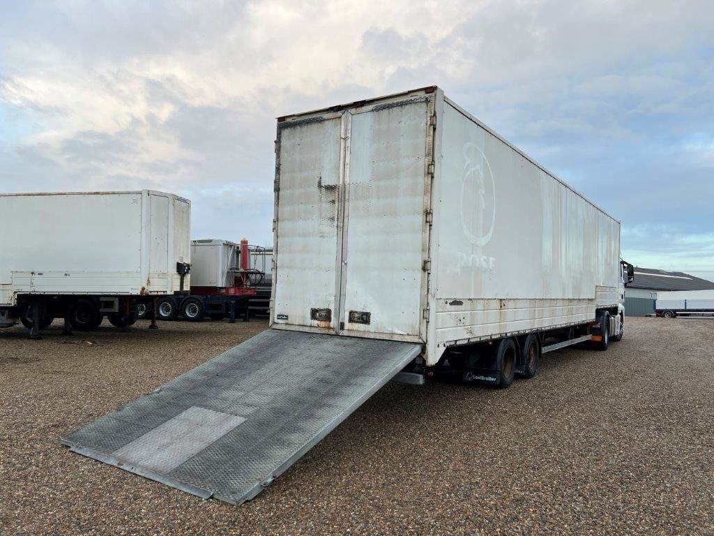 Leci 13,6 mtr. box læsserampe - Félpótkocsi dobozos: 1 kép. Leci 13,6 mtr. box læsserampe - Félpótkocsi dobozos: 1 kép.