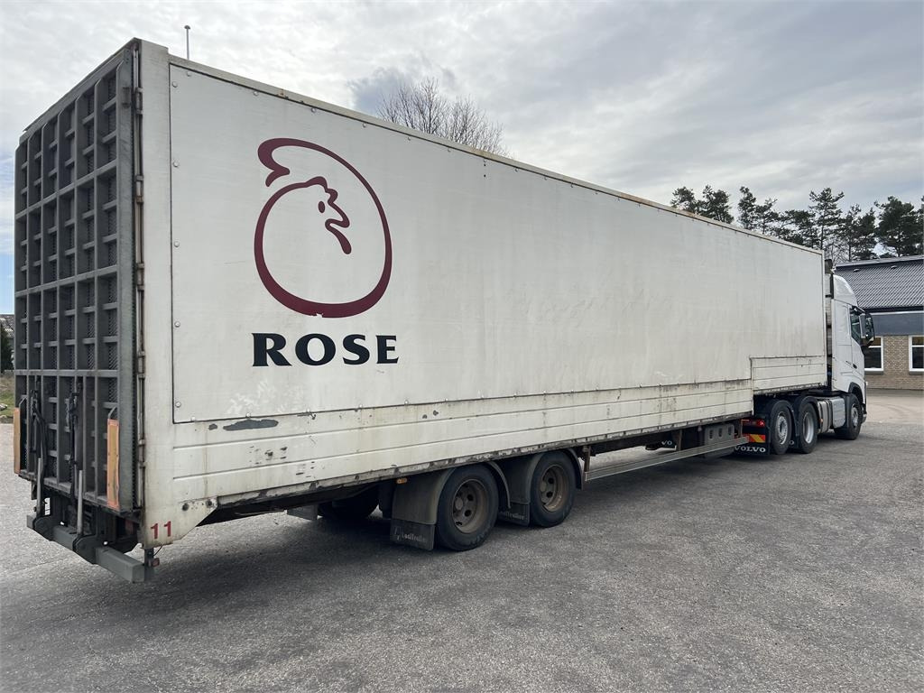 Leci 13,6 mtr. box læsserampe - Félpótkocsi dobozos: 5 kép. Leci 13,6 mtr. box læsserampe - Félpótkocsi dobozos: 5 kép.