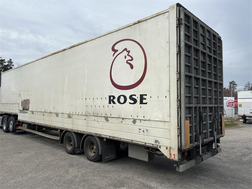 Leci 13,6 mtr. box læsserampe - Félpótkocsi dobozos: 1 kép. Leci 13,6 mtr. box læsserampe - Félpótkocsi dobozos: 1 kép.