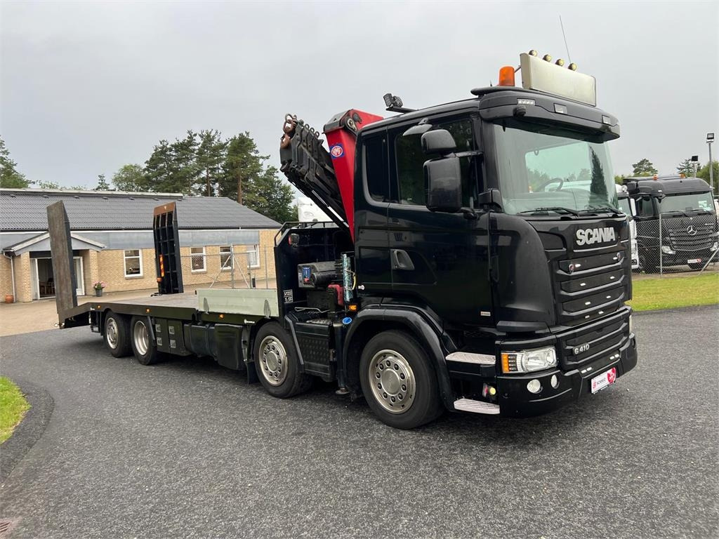 Scania G410 LB 8x2*6 HLB - Autószállító teherautó: 2 kép. Scania G410 LB 8x2*6 HLB - Autószállító teherautó: 2 kép.