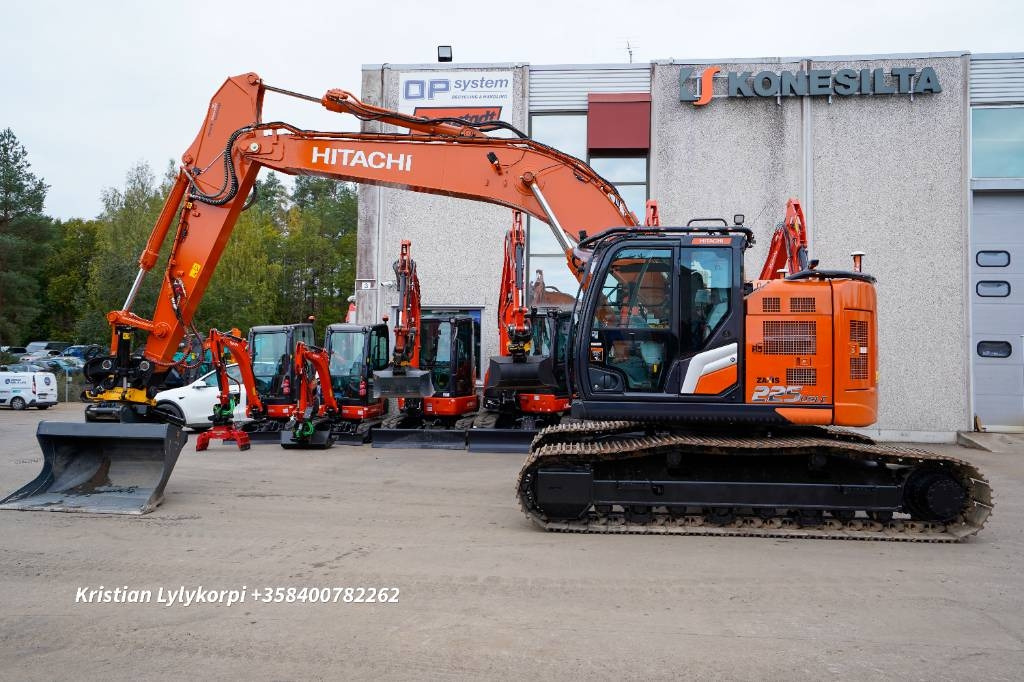 Hitachi ZX225USLC-7 ENGCON JA NOVATRON  - Lánctalpas kotró: 1 kép. Hitachi ZX225USLC-7 ENGCON JA NOVATRON  - Lánctalpas kotró: 1 kép.