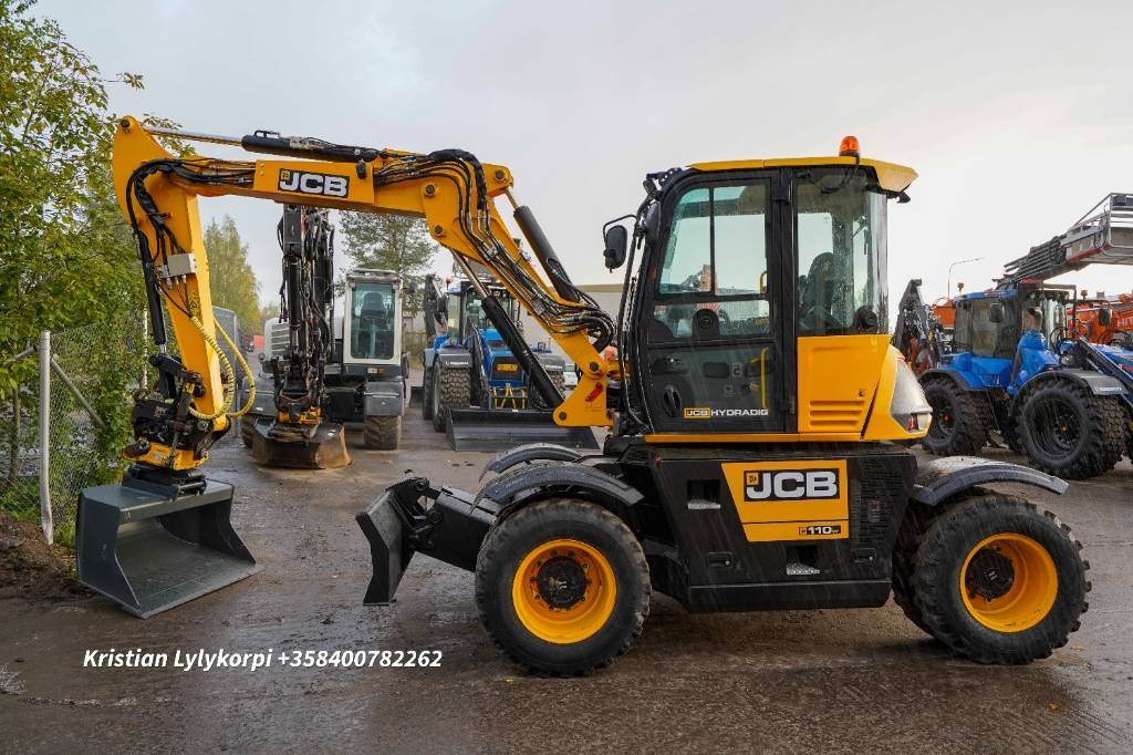 JCB 110W Hydradig PYÖRITTÄJÄLLÄ - Gumikerekes kotró: 1 kép. JCB 110W Hydradig PYÖRITTÄJÄLLÄ - Gumikerekes kotró: 1 kép.