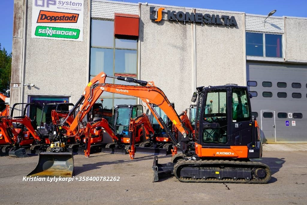 Kubota KX060-5 EX-DEMO  - Minikotró: 1 kép. Kubota KX060-5 EX-DEMO  - Minikotró: 1 kép.