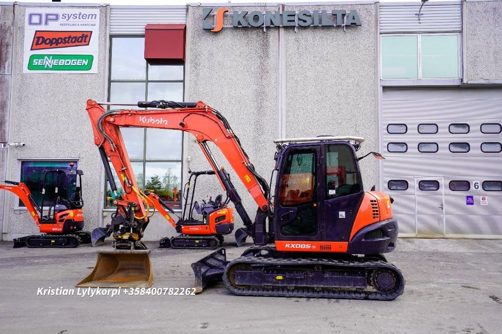 Kubota KX085-5 ENGCONILLA - Minikotró: 1 kép. Kubota KX085-5 ENGCONILLA - Minikotró: 1 kép.