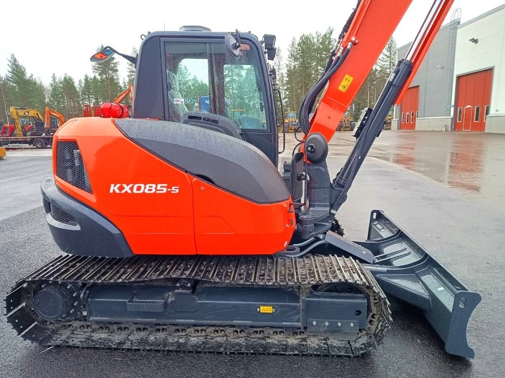 Új Minikotró Kubota KX085-5 -UUTUUS- KMÄKI/PIRKKALA/TUUSULA: 7 kép.