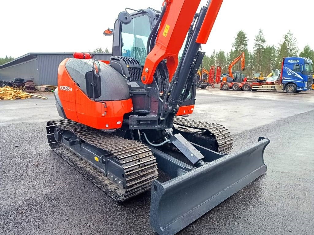 Új Minikotró Kubota KX085-5 -UUTUUS- KMÄKI/PIRKKALA/TUUSULA: 8 kép.