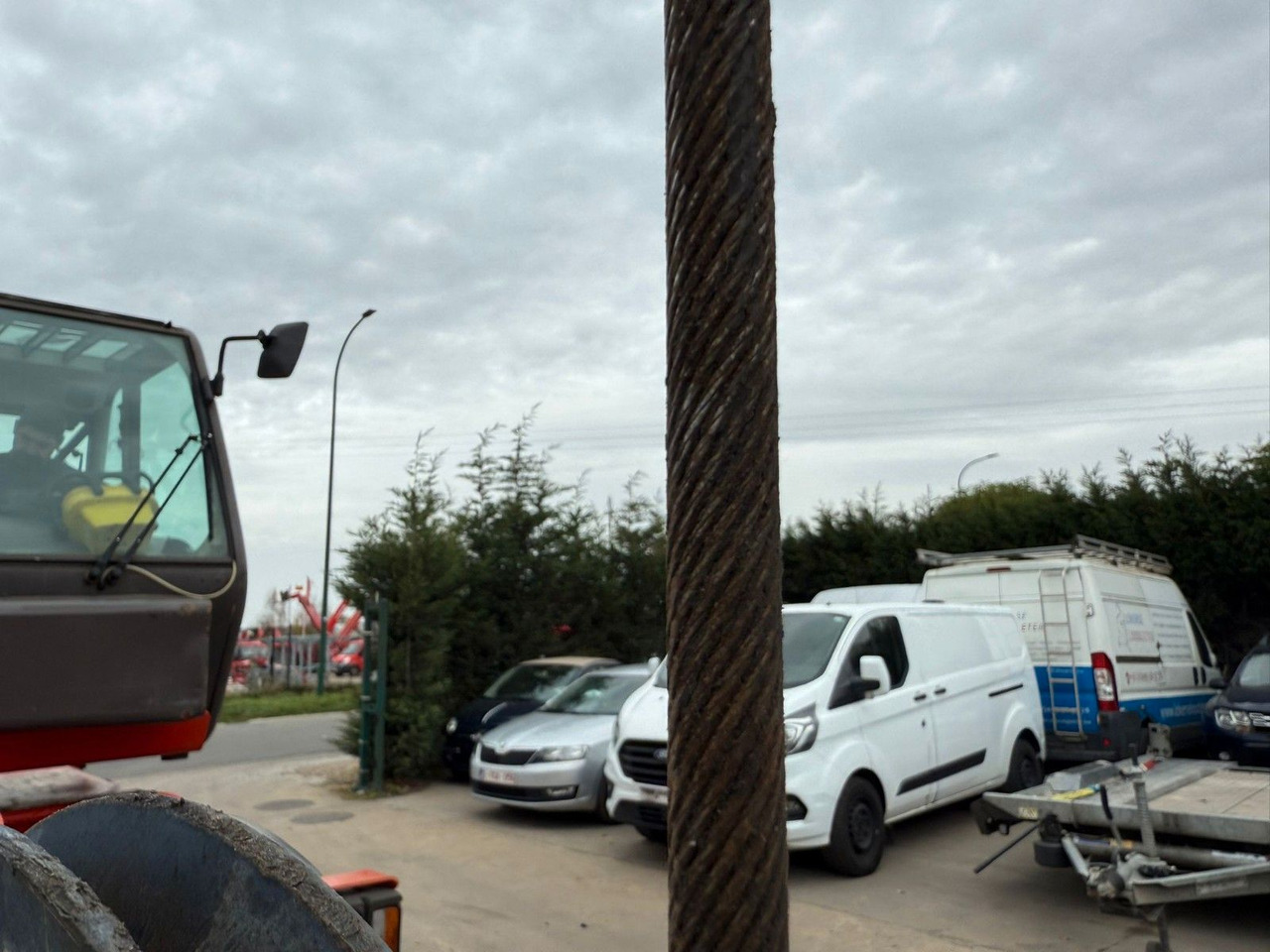 Teleszkópos rakodó Manitou 1850. Roto. 4x4x4. Winch remote.: 27 kép.