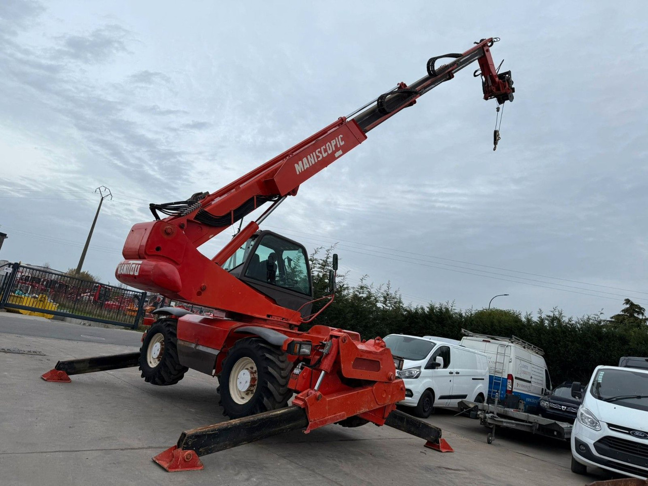Teleszkópos rakodó Manitou 1850. Roto. 4x4x4. Winch remote.: 7 kép.