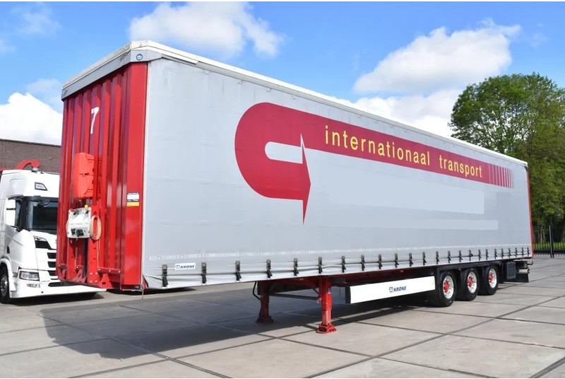 Krone SD - MEGA - SLIDING CURTAINS/ROOF - LIFTING ROOF - BPW AXLES - DISC BRAKES - ALCOA DURA BRIGHT - EXCELLENT CONDITION - - Ponyvás félpótkocsi: 1 kép. Krone SD - MEGA - SLIDING CURTAINS/ROOF - LIFTING ROOF - BPW AXLES - DISC BRAKES - ALCOA DURA BRIGHT - EXCELLENT CONDITION - - Ponyvás félpótkocsi: 1 kép.
