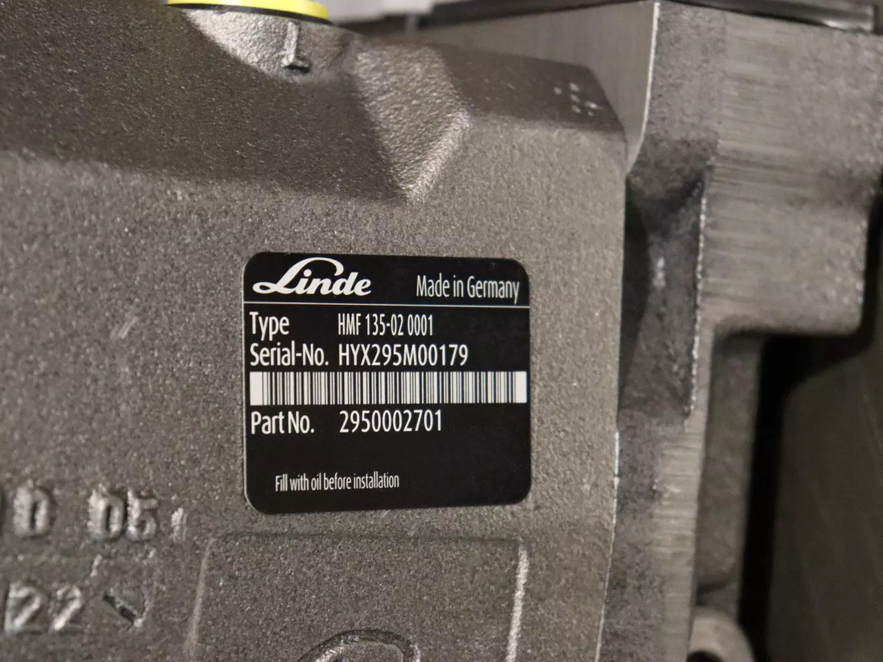 LINDE HMF 135-02 - Hidraulikus motor - Építőipari gépek: 4 kép. LINDE HMF 135-02 - Hidraulikus motor - Építőipari gépek: 4 kép.