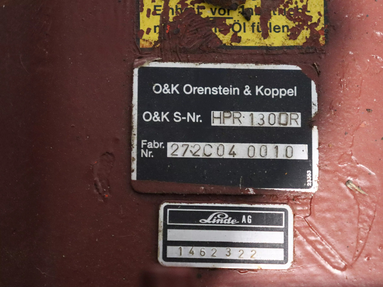 Linde HPR 130D - Hidraulikus szivattyú - Anyagmozgató gép: 5 kép. Linde HPR 130D - Hidraulikus szivattyú - Anyagmozgató gép: 5 kép.